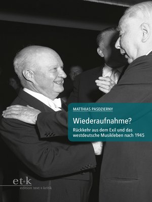 cover image of Wiederaufnahme?